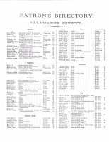 Directory 1, Allamakee County 1886 Version 1